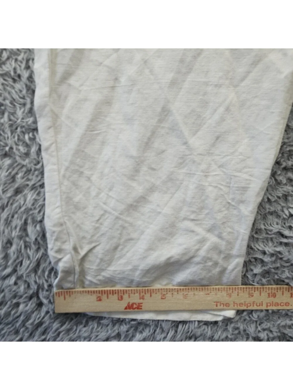 CUBAVERA Linen Pants Men Medium 32-34x28 Drawstring White